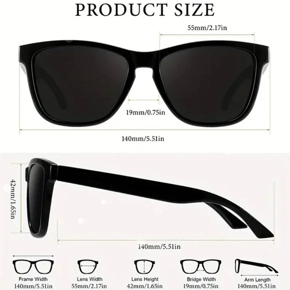 PINK Polarized Sunglasses w/ Sunglasses Case - Picture 3 of 5